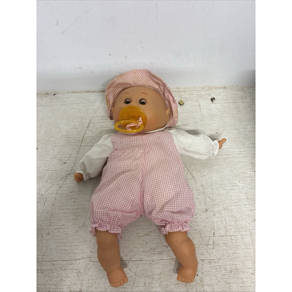 Uneeda Bean Bag Baby Doll 1999 With Original Clothing Some Stained And Pacifier